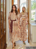 The Abby Skirt | Eco Brown Ikat