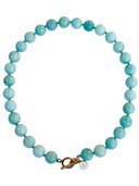 Amazonite Knotted Gemstone Necklace