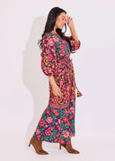 Alden Adair Dress Clover Dress in Medieval Floral