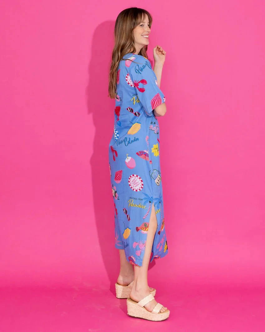 Alden Adair Dress Delaney Dress in Coastal Icon