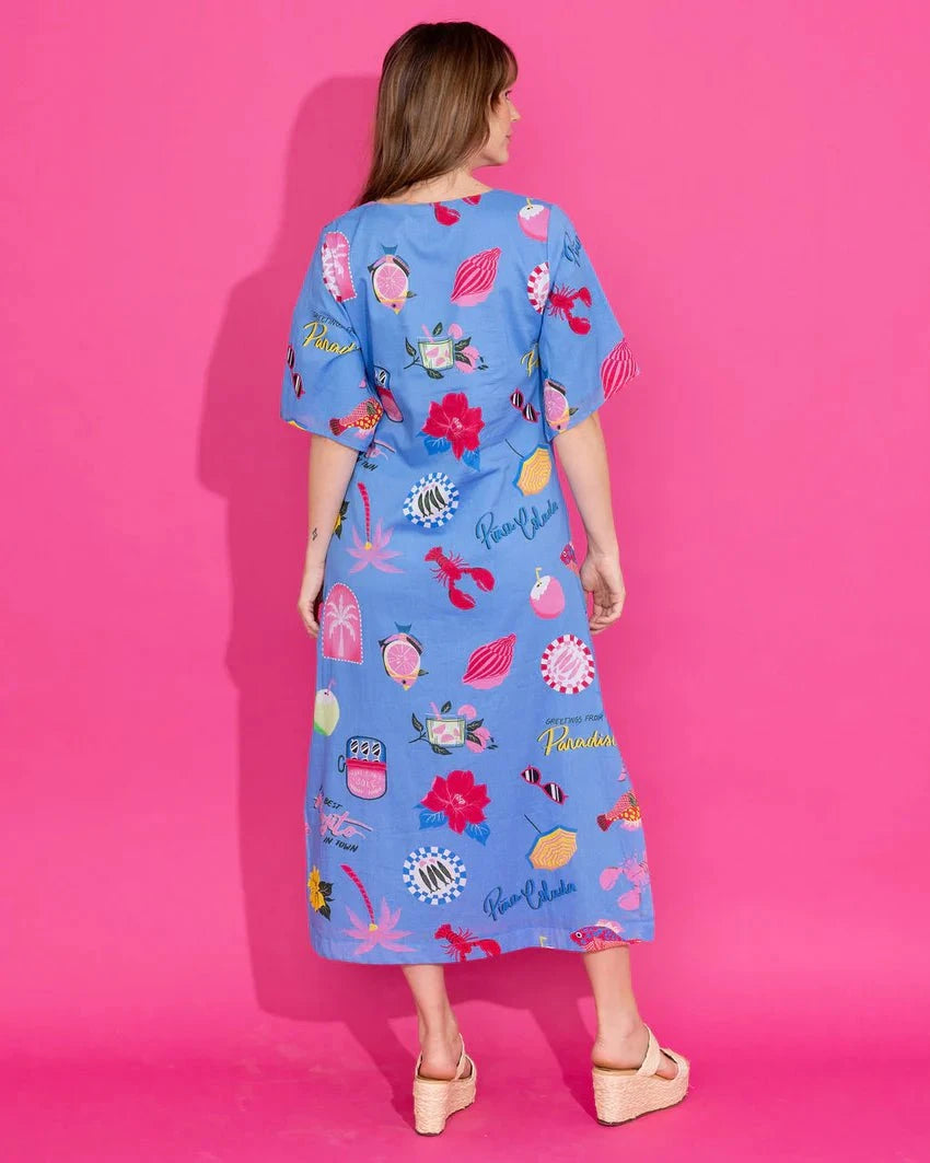 Alden Adair Dress Delaney Dress in Coastal Icon