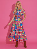 Alden Adair Dress Rachel Dress in Circus Plaid