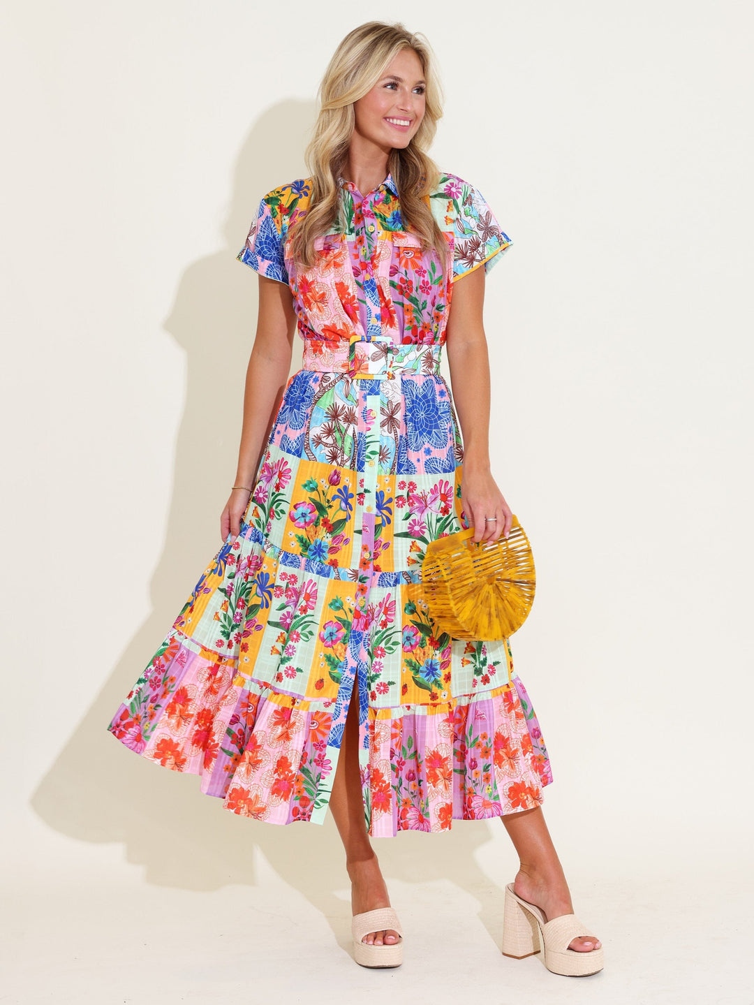 Alden Adair Dress Rachel Dress in Floral Sketch