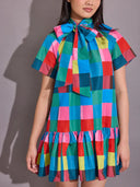 Alden Adair Dress Willa Dress in Holiday Check