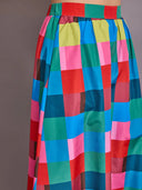 Alden Adair Skirt Daphne Skirt in Holiday Check