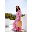Alicia Bell Dress Blair Maxi in Pink Print