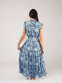 Alicia Bell Dress Kat Maxi Dress in Turquoise Floral