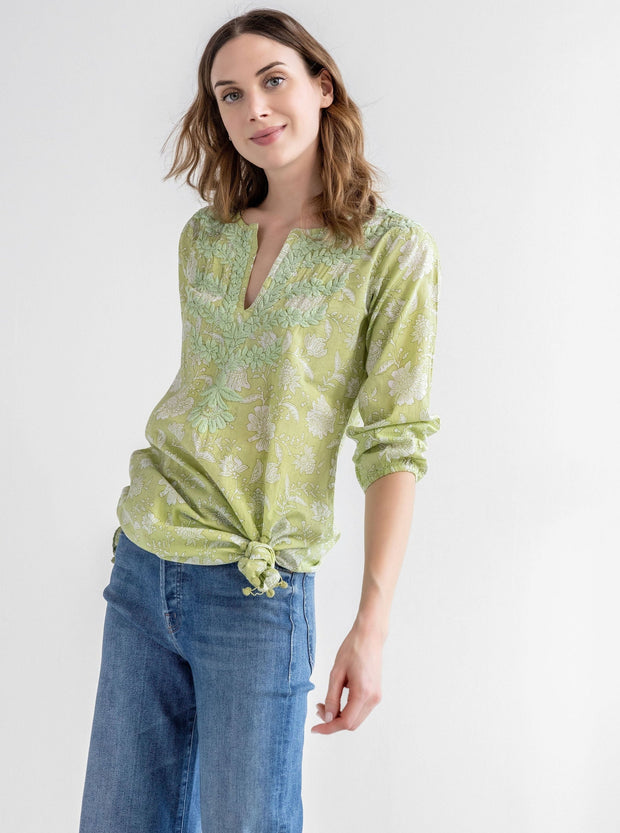 Amaya Textiles Dress Amaya | Valerie Tunic in Green