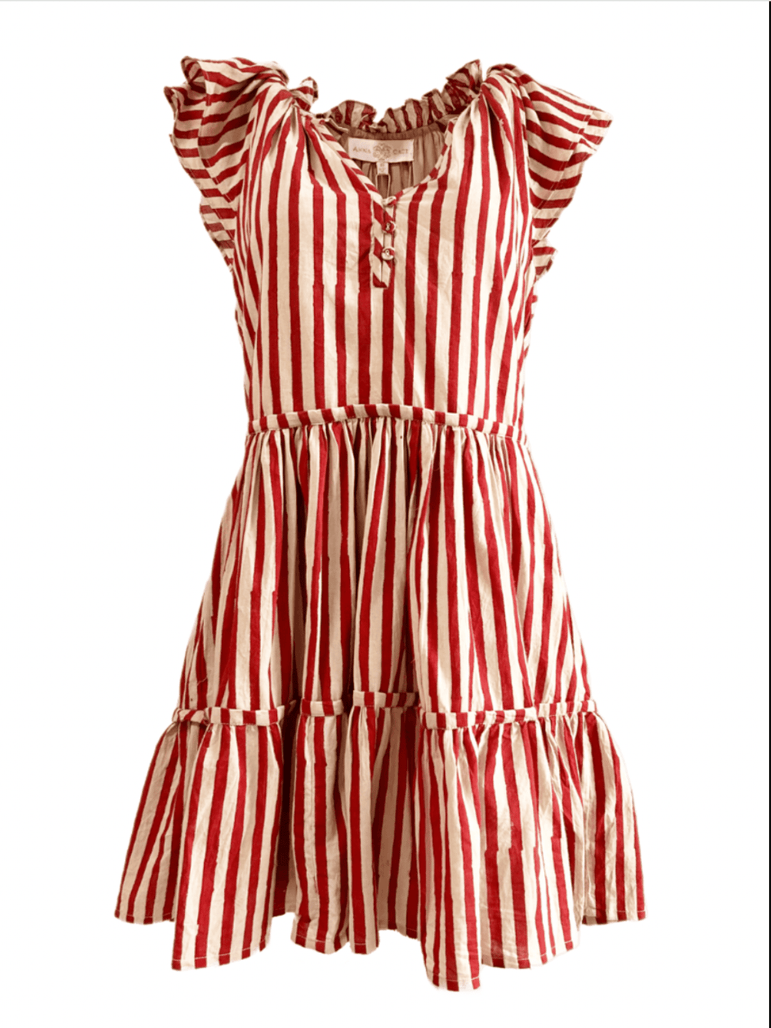 Anna Cate Dress Aimee Dress in Cherry Stripe