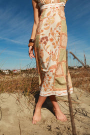 Anna Cate Dress Anna Cate | Miranda Midi Dress in Orange Fields