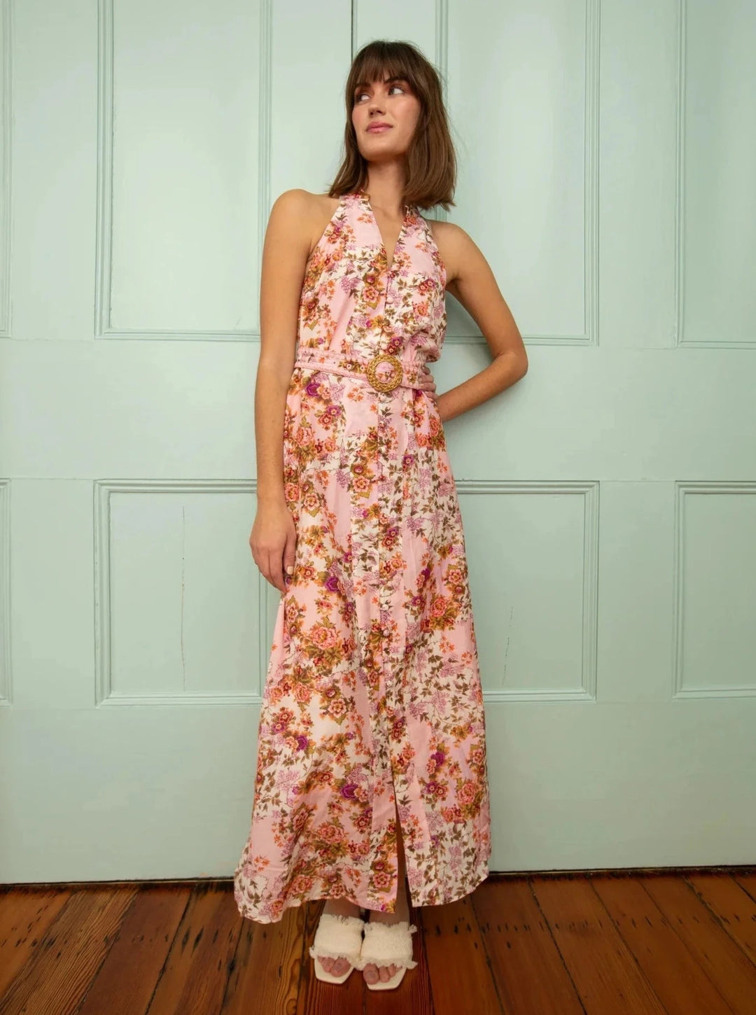 Anna Cate Dress Georgina Maxi Dress in Blush Bloom