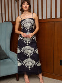 Anna Cate Dress Shannon Midi Dress in Navy
