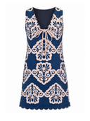 Anna Cate Dress Victoria Dress in Navy Seawall