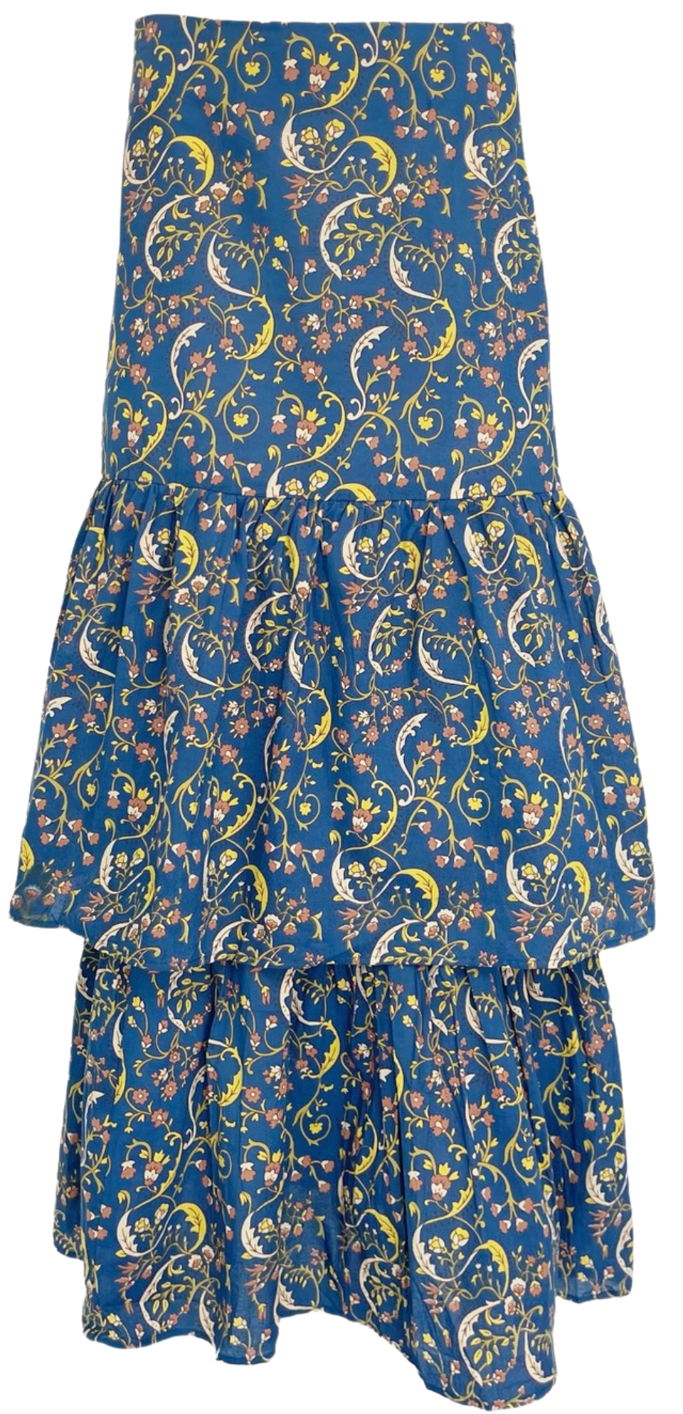 Anna Cate Skirts Anna Cate | Amelia Skirt in Royal / Yellow Paisley