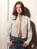 Arianne Elmy Top Eyelit Jacket
