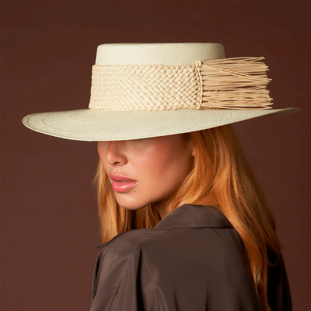 Artesano Hat Caracara - Wide Brim in Natural & Natural Toquilla Band