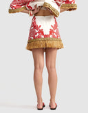 Aston Studio Dress The Amity Skirt in Ruby Antique