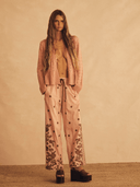 Aur Oceà Pant Straight Leg Pant Infiorata Embroidered