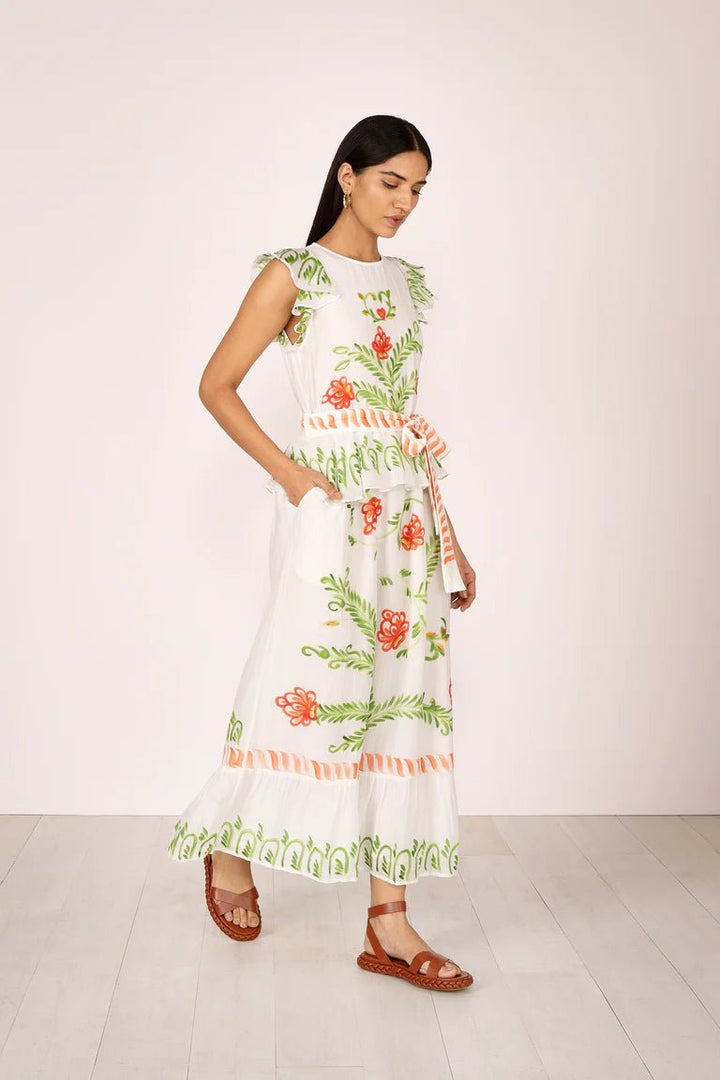 Banjanan Dress Basha Dress in Hand Painted Watermelon