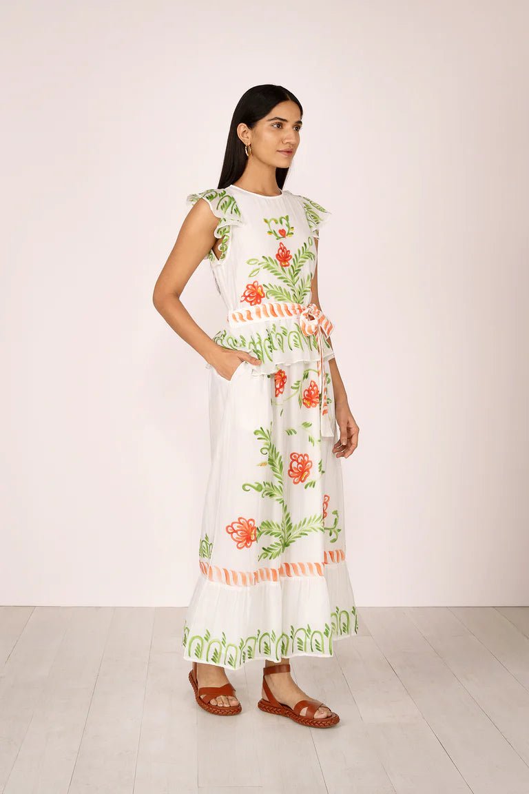 Banjanan Dress Basha Dress in Hand Painted Watermelon