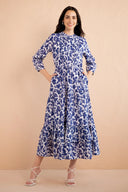 Banjanan Dress Bazaar Dress in Gaia Cobalt