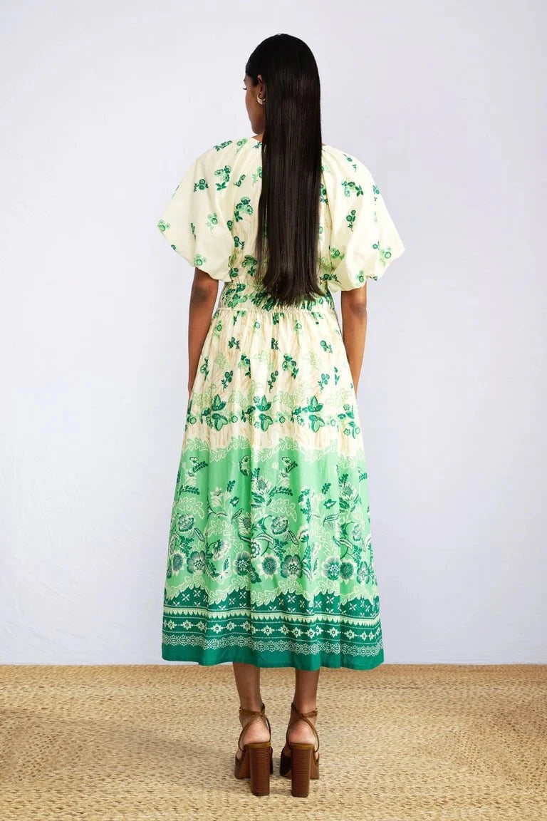 Francesca Dress in Wanderlust Jade Francesca Dress in Wanderlust Jade