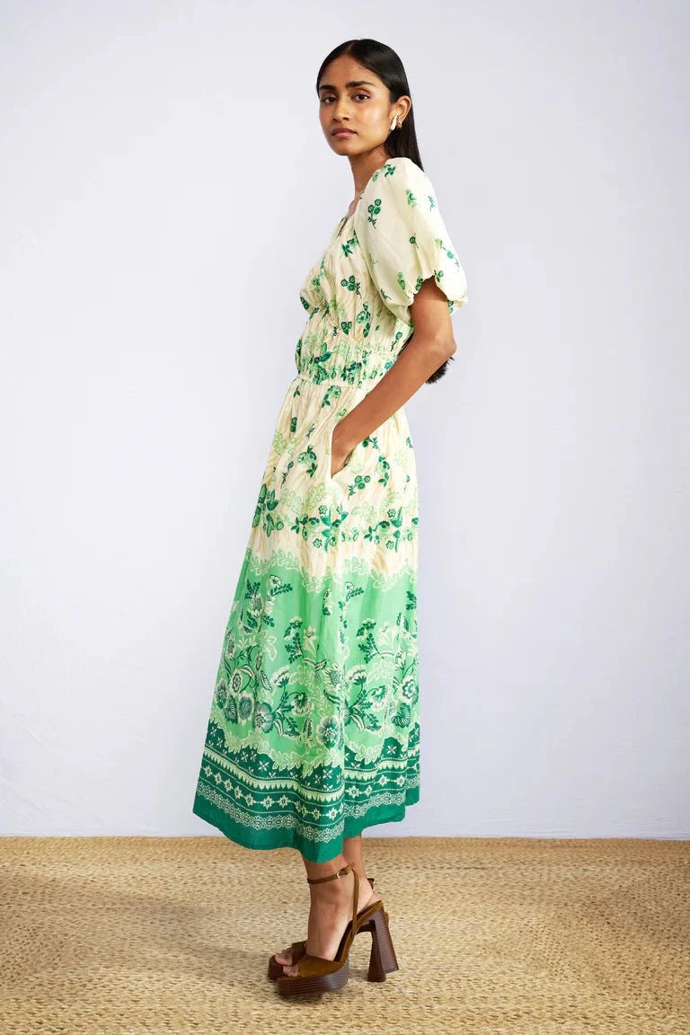 Francesca Dress in Wanderlust Jade Francesca Dress in Wanderlust Jade