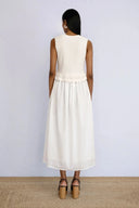 Banjanan Dress Heather Crochet Dress in Ivory