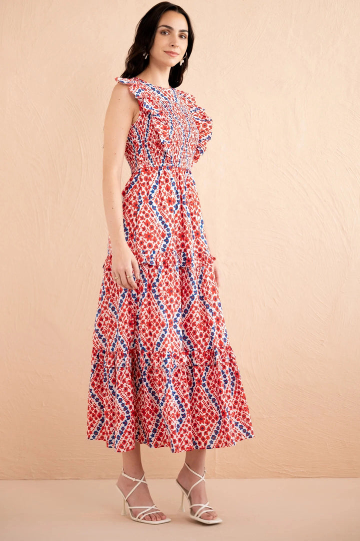 Banjanan Dress Iris Dress in Athena Heart Poppy