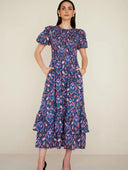 Banjanan Dress Quant Dress in Persian Tile Lapis