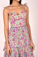 Banjanan Dress Ramona Dress in Daisy Lemon