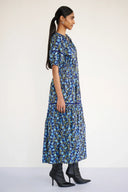 Banjanan Dress Selma Dress in Pomegranate Vine Lapis