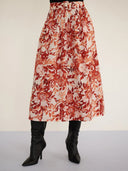 Banjanan Skirts Magdalena Skirt in Bibi Rose Chocolate