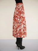 Banjanan Skirts Magdalena Skirt in Bibi Rose Chocolate