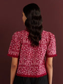 Banjanan Top Sarah Top in Ottoman Berry