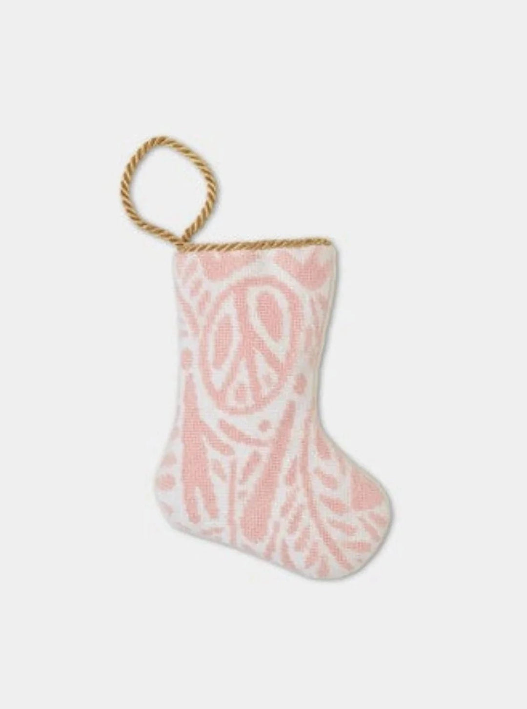 Bauble Stockings Bauble Stocking Bauble Stockings | Peace Love and Joy in Pink