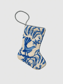 Bauble Stockings Bauble Stocking Blue Birds by Sara Tucker Molly Byrd