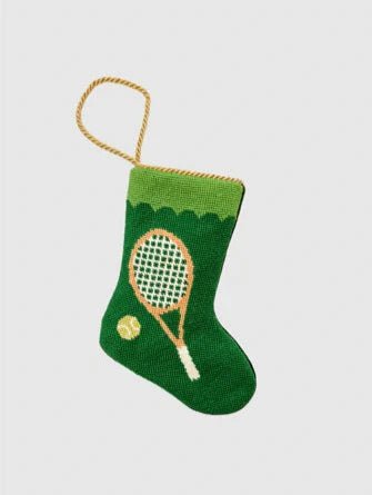 Bauble Stockings Bauble Stocking Grand Slam Tennis Racquets in Green