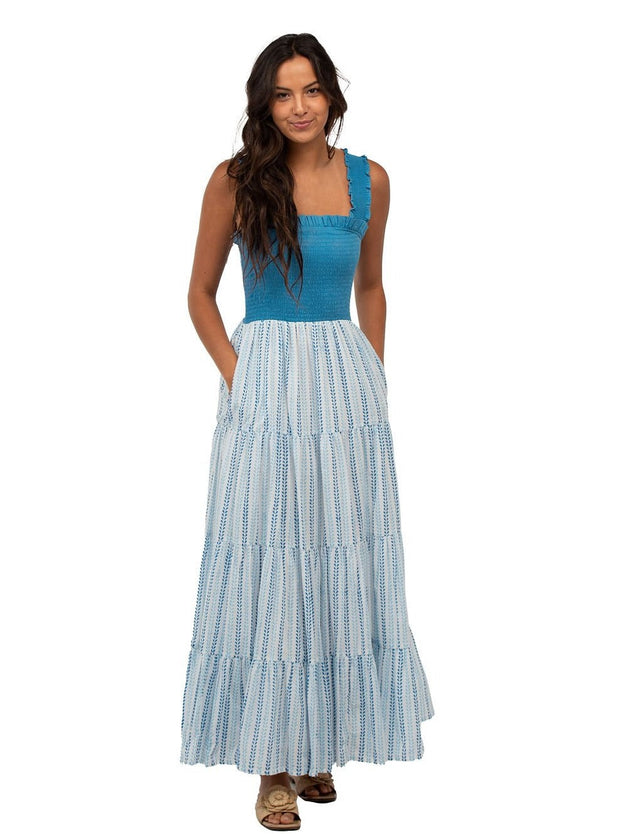 Beau & Ro Bag Company Dress Page Maxi Dress | Blue Vine