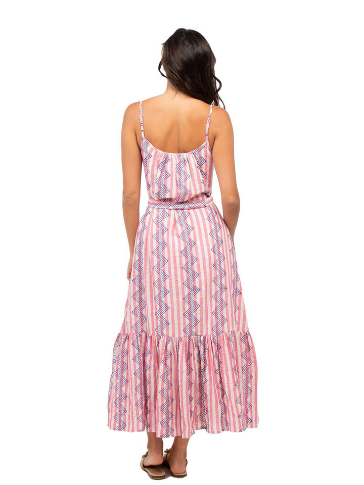 Beau & Ro Bag Company Dress The Sunny Dress | Yarn Dyed Neon Pink