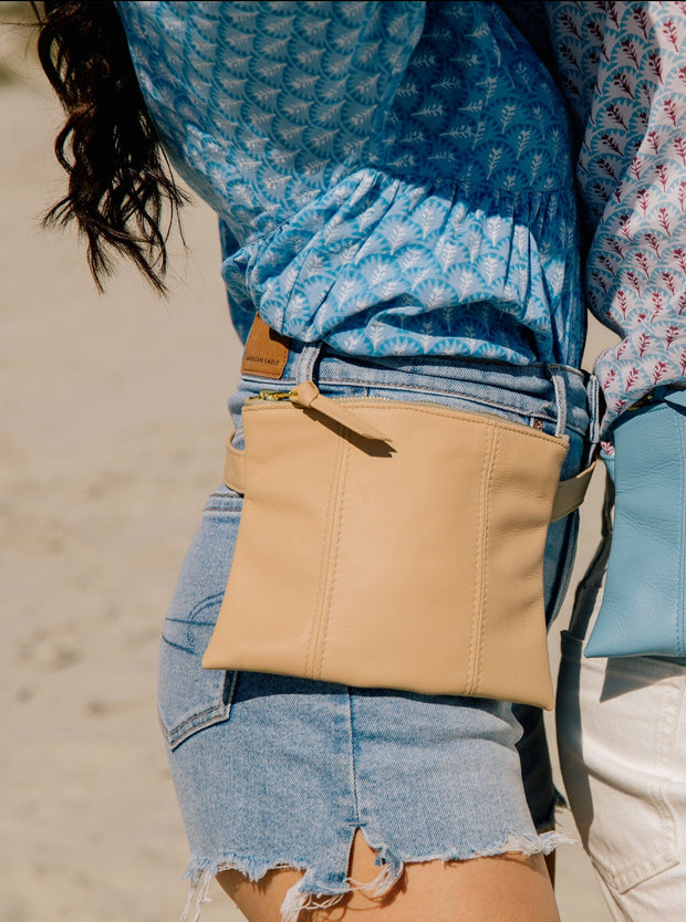 Beau & Ro Belt Bag Tan The Clutch + Belt Bag | Latte