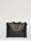 Beau & Ro Clutch + Crossbody Black / One Size The Bamboo Clutch + Crossbody | Black