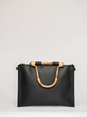 Beau & Ro Clutch + Crossbody Black / One Size The Bamboo Clutch + Crossbody | Black