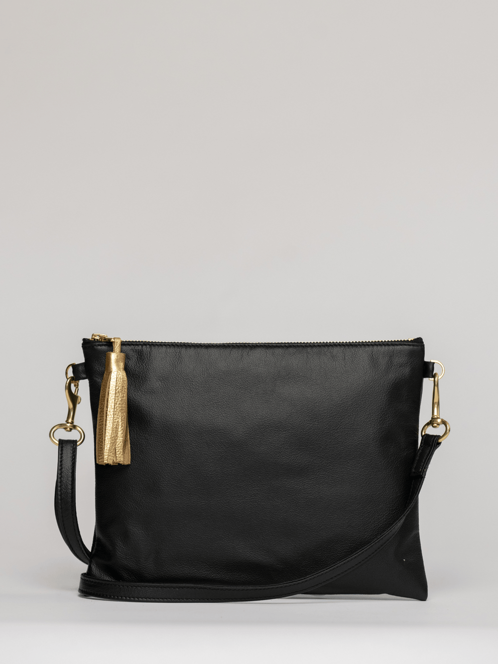 Beau & Ro Clutch + Crossbody Black / One Size The Sconset Clutch + Crossbody Bag | Black