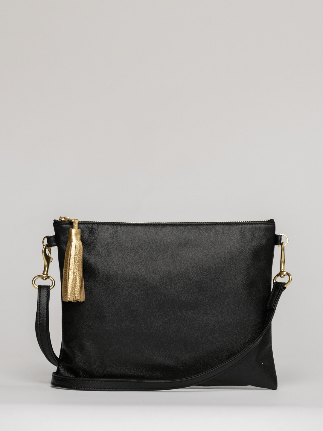 Beau & Ro Clutch + Crossbody Black / One Size The Sconset Clutch + Crossbody Bag | Black