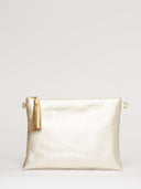Beau & Ro Clutch + Crossbody Champagne Metallic / One Size The Sconset Clutch + Crossbody Bag | Champagne