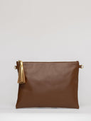 Beau & Ro Clutch + Crossbody Chocolate / One Size The Sconset Clutch + Crossbody Bag | Chocolate