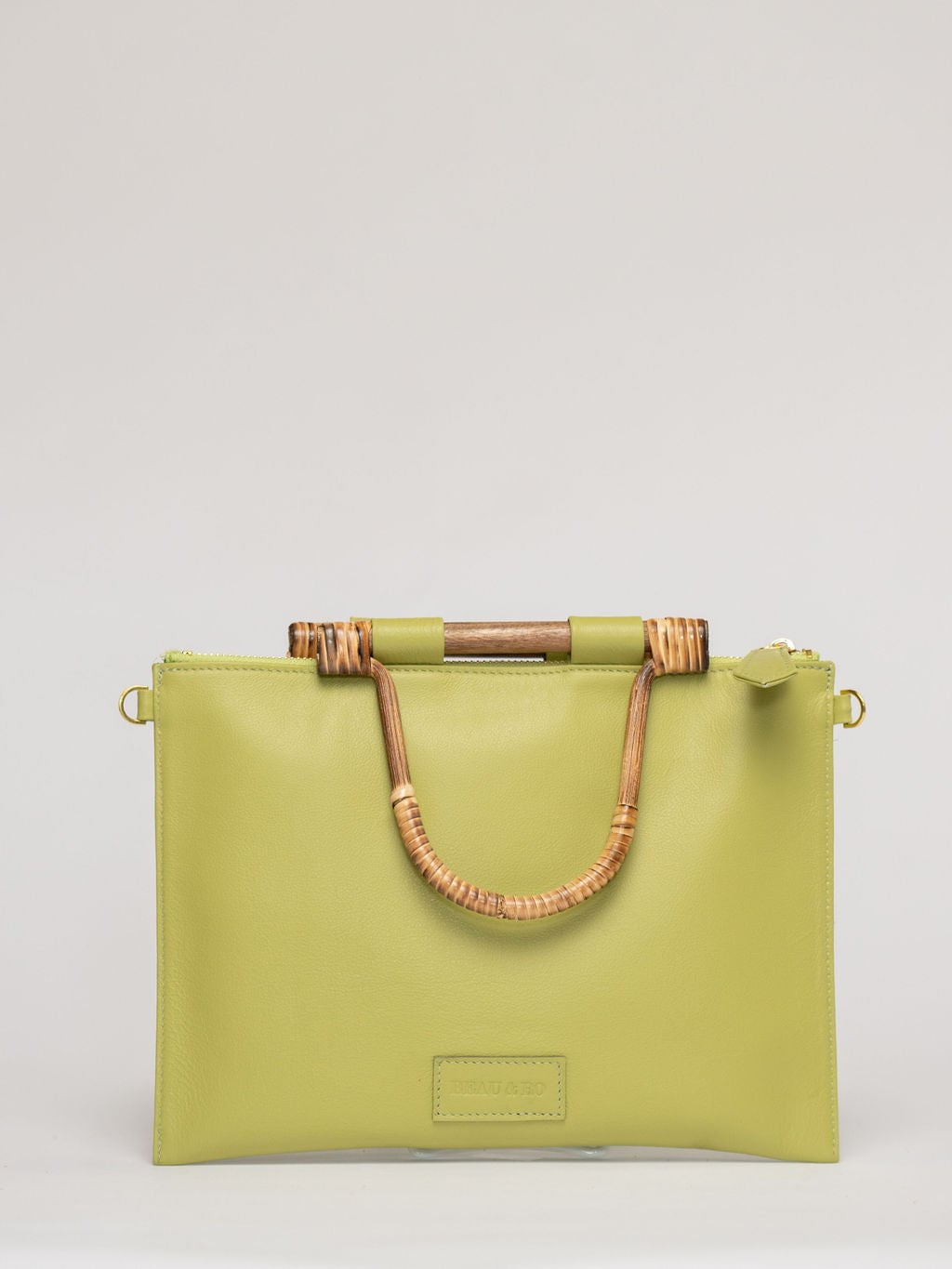 Beau & Ro Clutch + Crossbody Citrus / One Size The Bamboo Clutch + Crossbody | Citrus