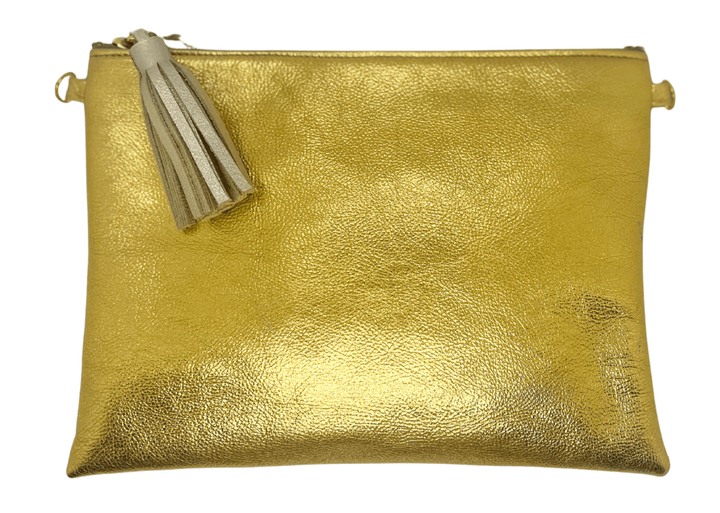 Beau & Ro Clutch + Crossbody Gold / One Size The Sconset Clutch + Crossbody | Gold