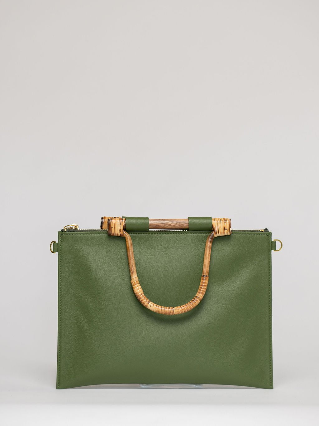 Beau & Ro Clutch + Crossbody Hunter Green / One Size The Bamboo Clutch + Crossbody | Hunter Green